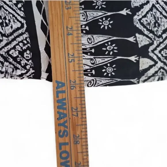 Diane Gilman 100% Silk Sleeveless Blouse Women’s Plus 3X Boho Artsy Vacation - Picture 9 of 11